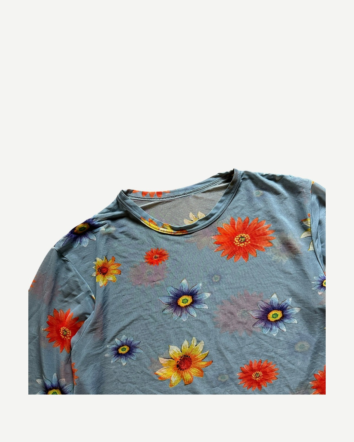 Yohji Yamamoto Pour Homme SS02 Floral Sheer Shirt