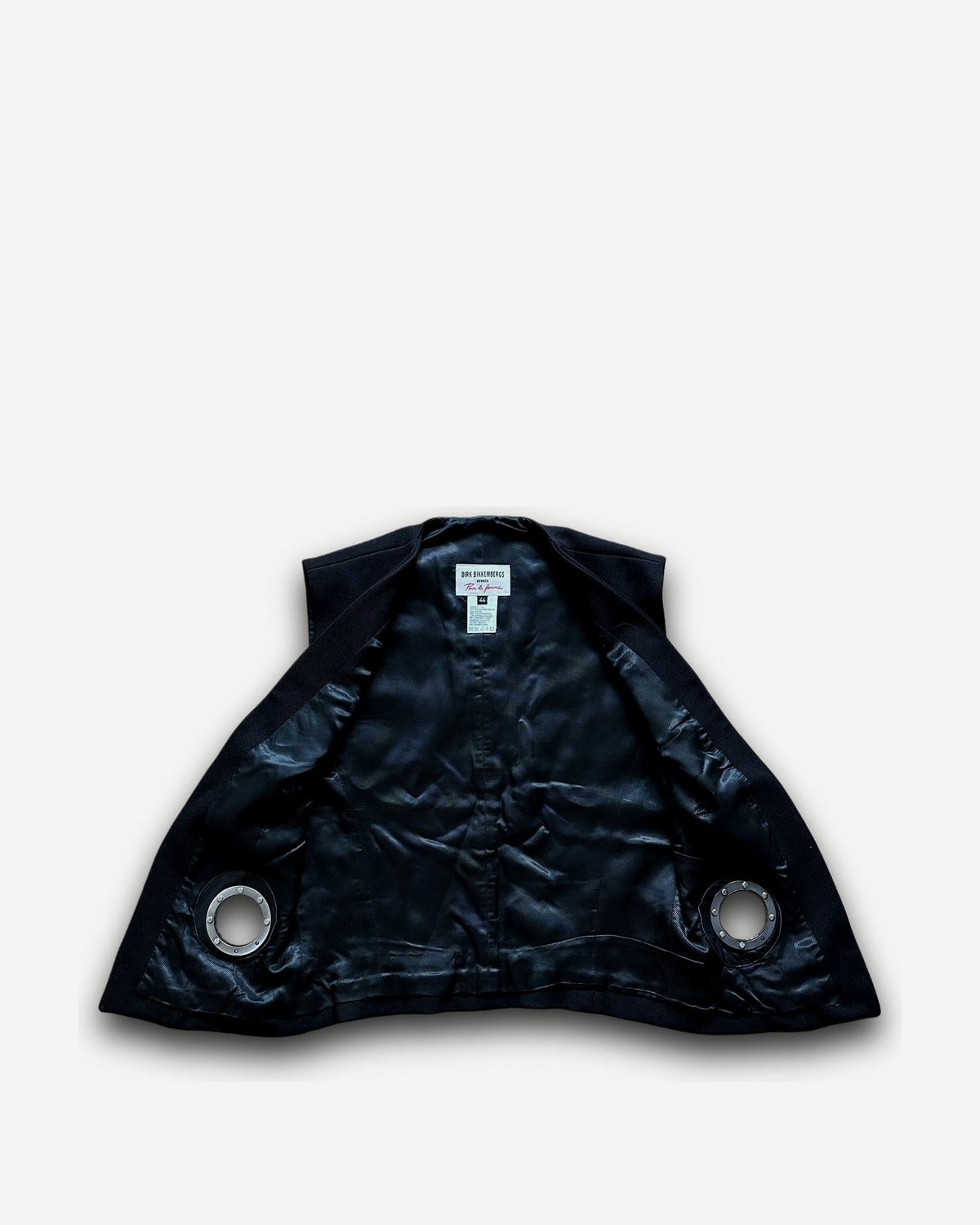 Dirk Bikkembergs 1996 Homme Pour La Femme Metal Ring Vest