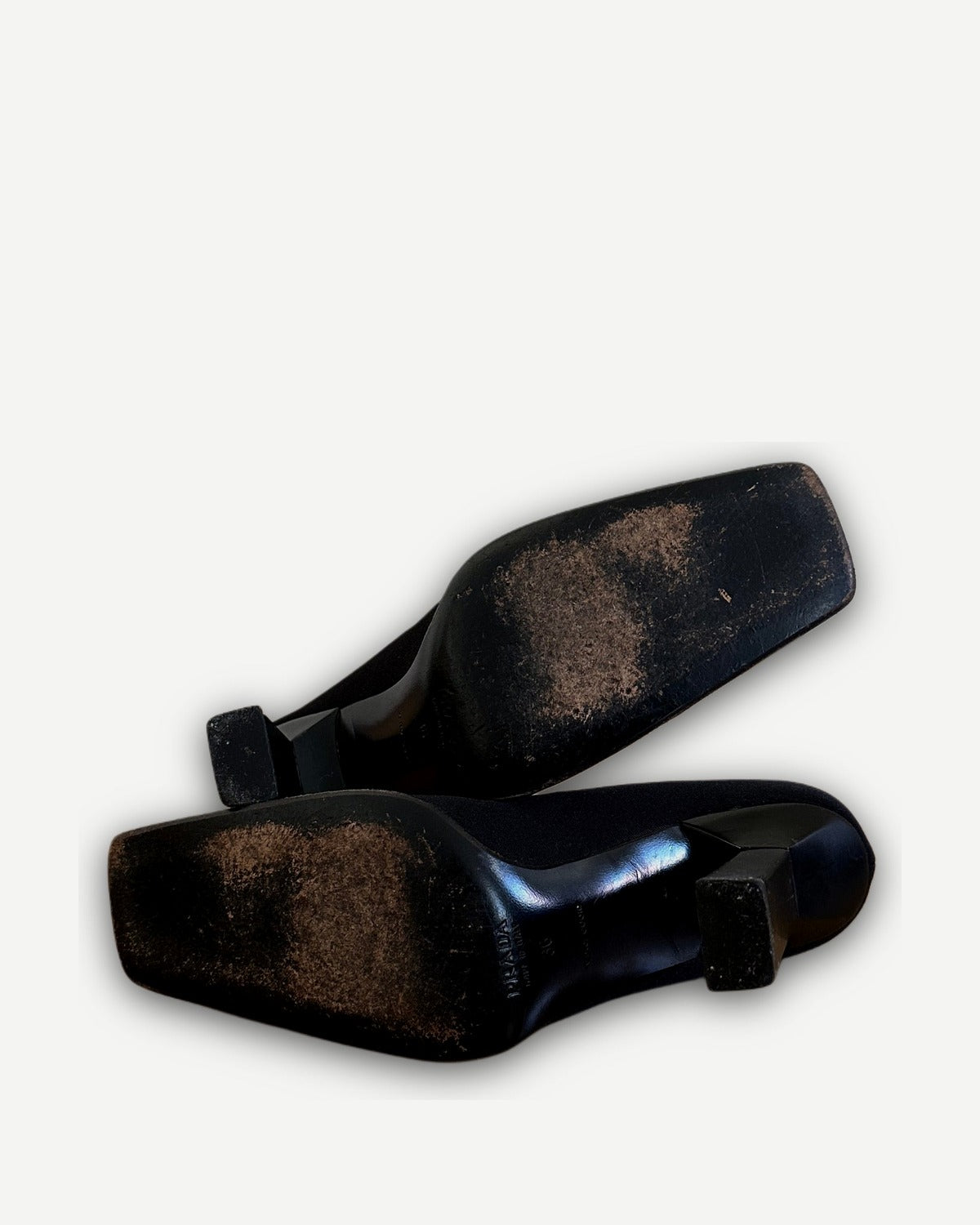 Prada FW99 Square Toe Heels