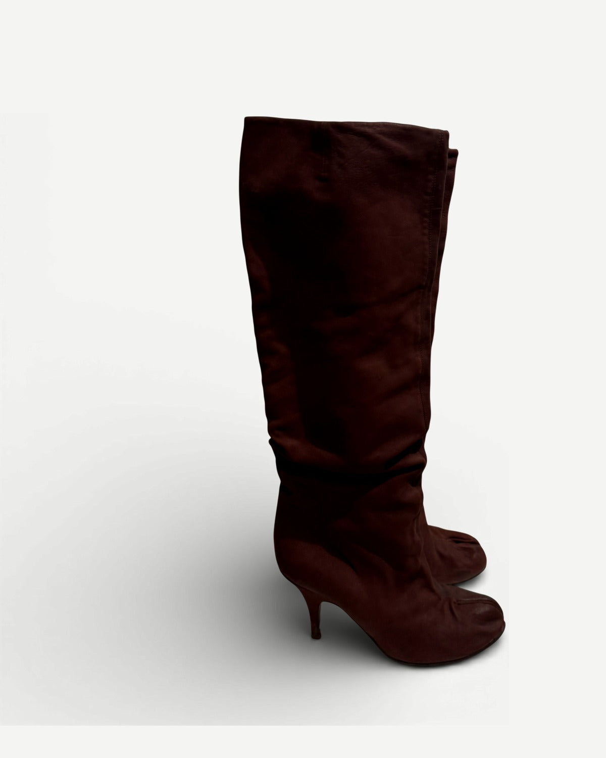 Maison Martin Margiela 2000s Tabi Knee High Brown