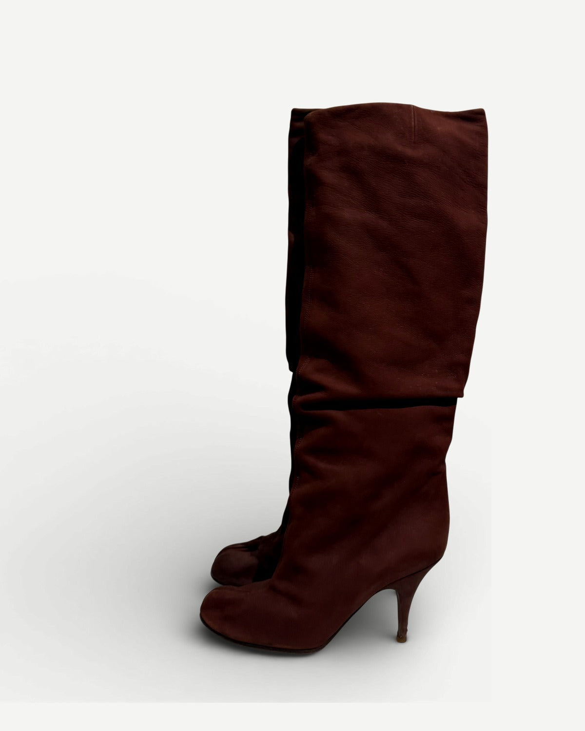 Maison Martin Margiela 2000s Tabi Knee High Brown