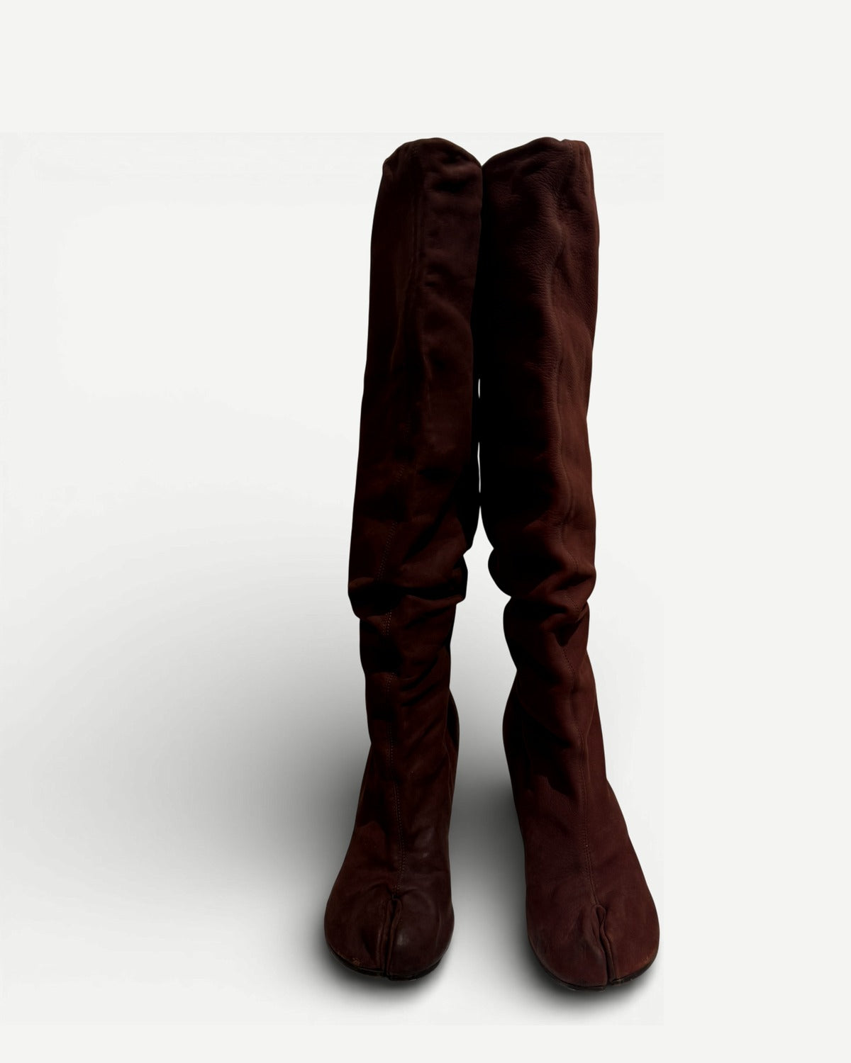 Maison Martin Margiela 2000s Tabi Knee High Brown