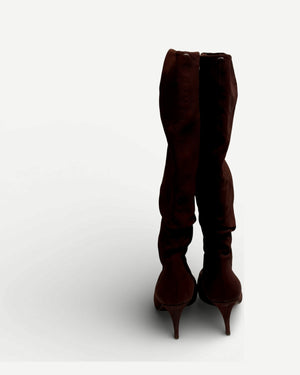 Maison Martin Margiela 2000s Tabi Knee High Brown