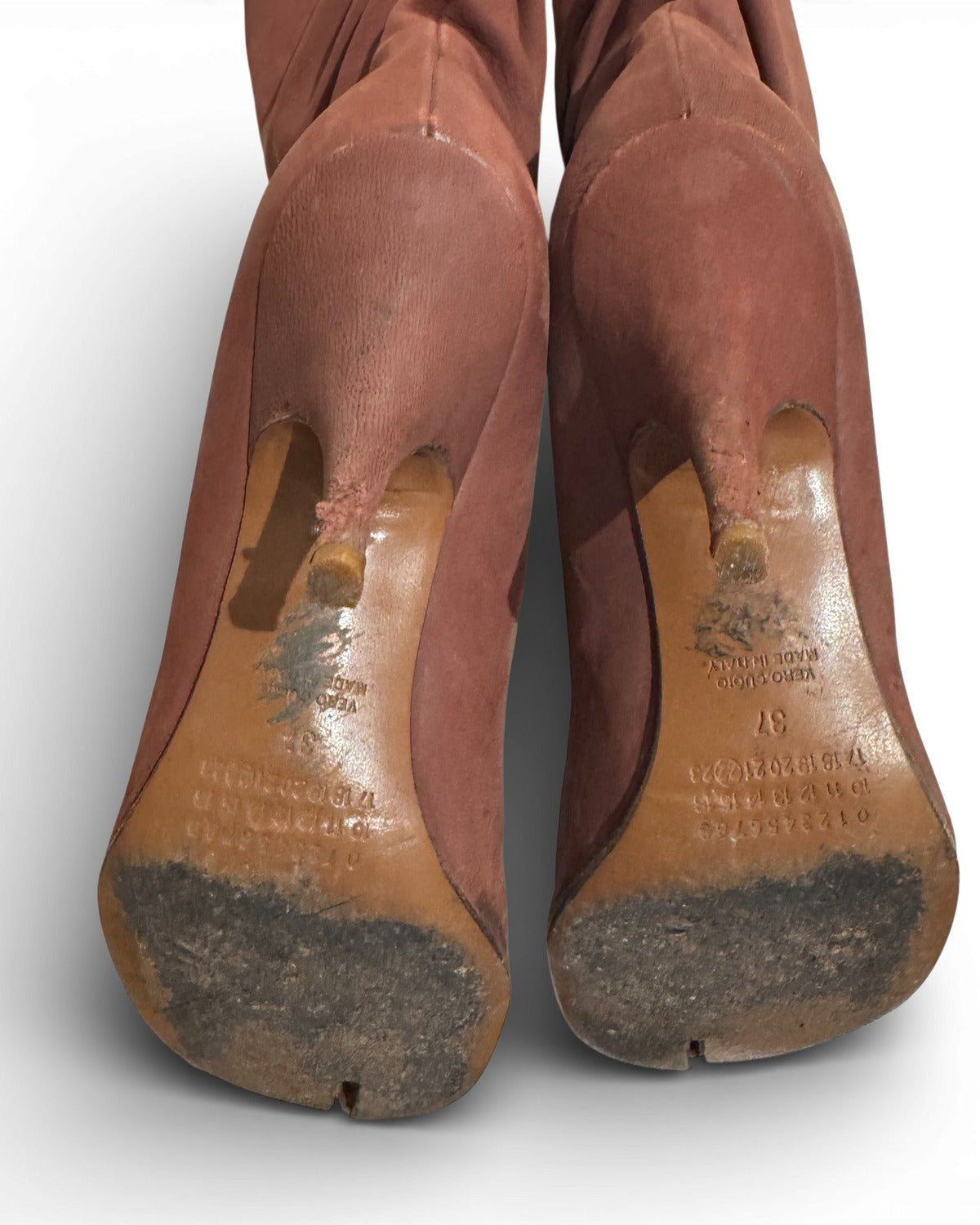 Maison Martin Margiela 2000s Tabi Knee High Brown
