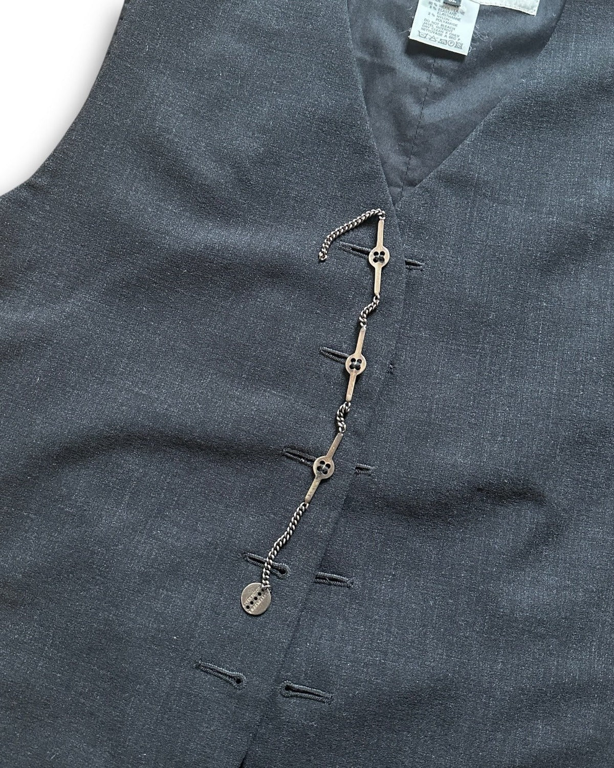 Dirk Bikkembergs 90s Chained Waistcoat
