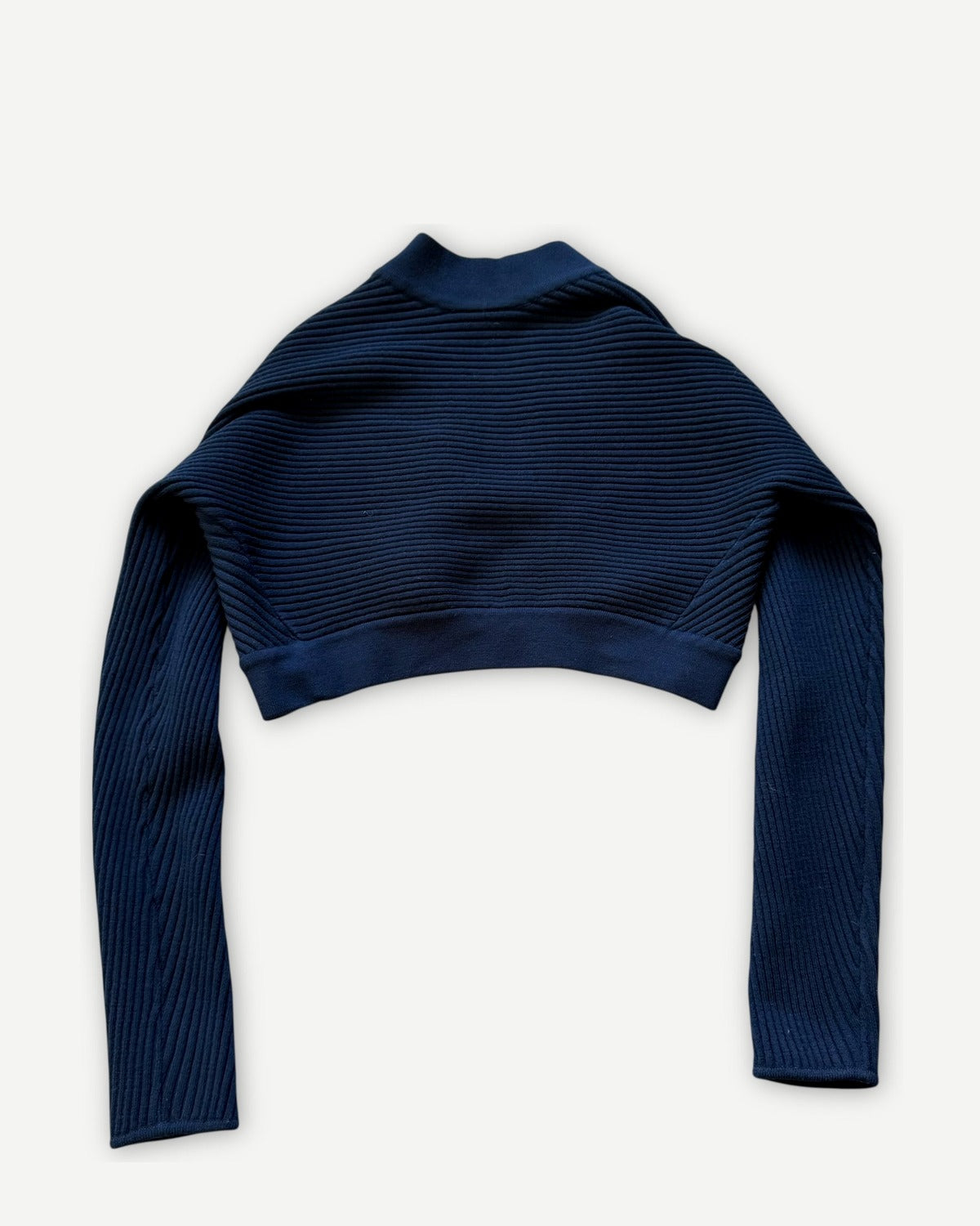 Azzedine Alaia Blue Bolero Jacket