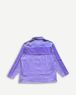 Jacquemus Purple Striped Polo Longsleeve