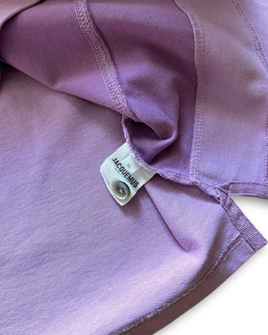 Jacquemus Purple Striped Polo Longsleeve