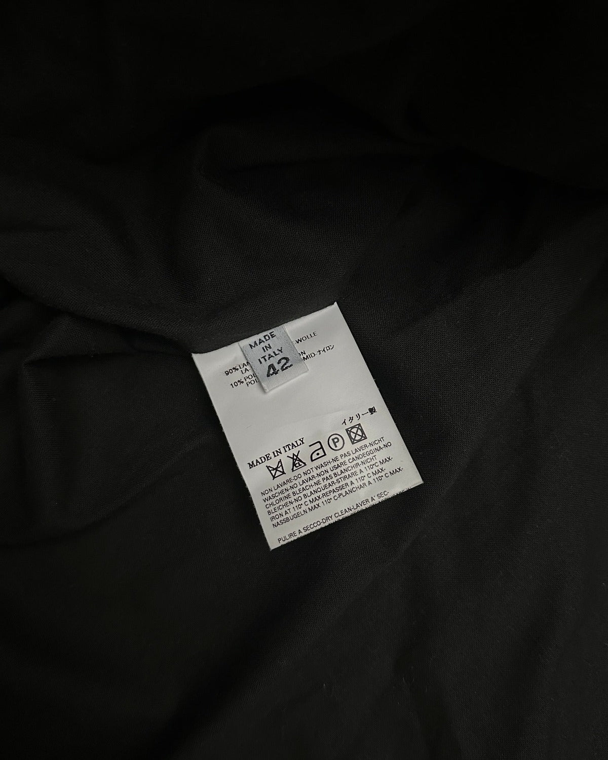 Maison Martin Margiela AW05 Hunchback Wool Coat