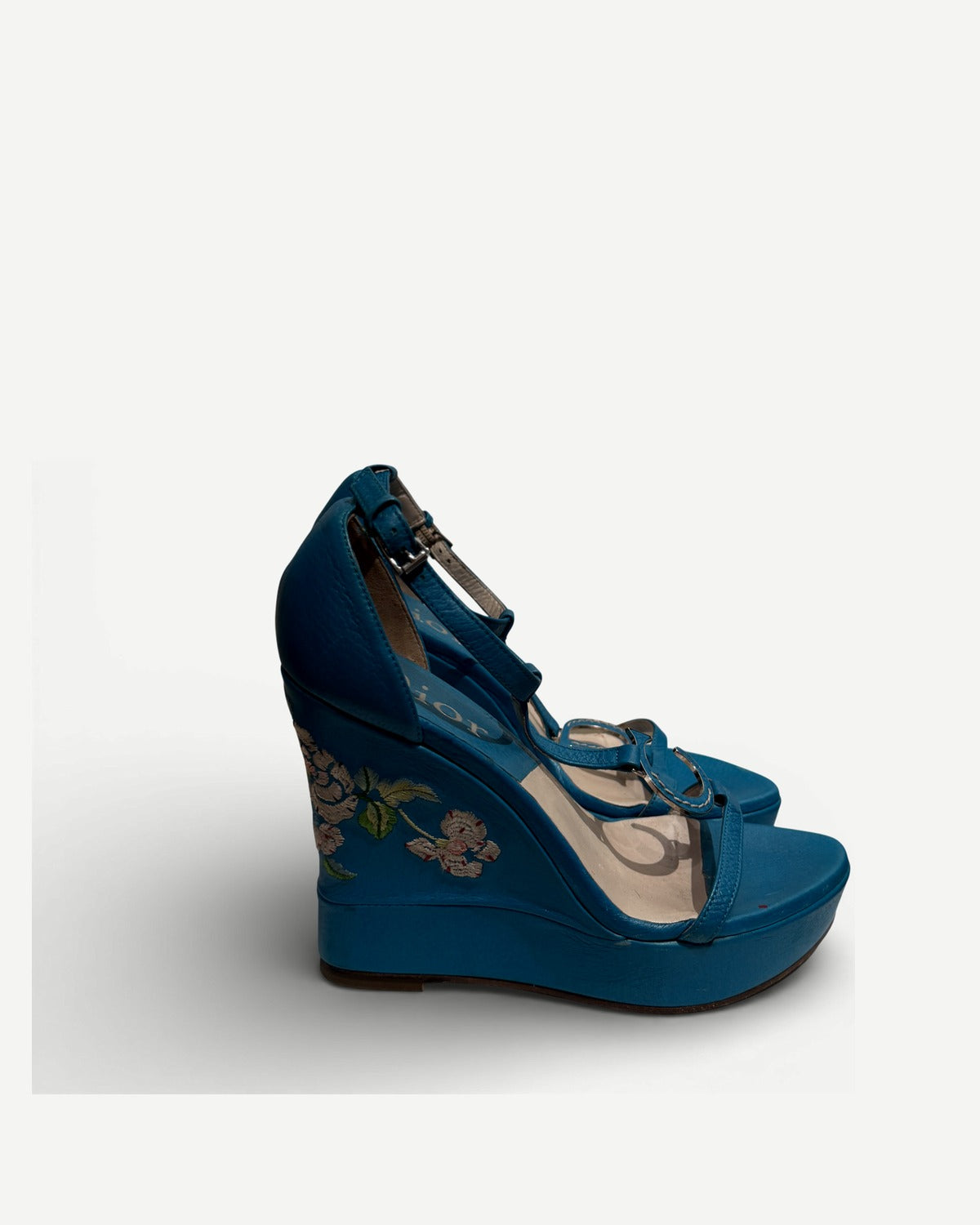 Christian Dior SS05 by John Galliano Floral Embroidered Heels