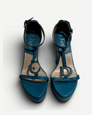 Christian Dior SS05 by John Galliano Floral Embroidered Heels
