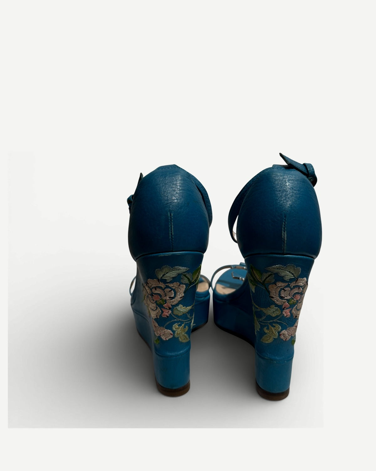 Christian Dior SS05 by John Galliano Floral Embroidered Heels