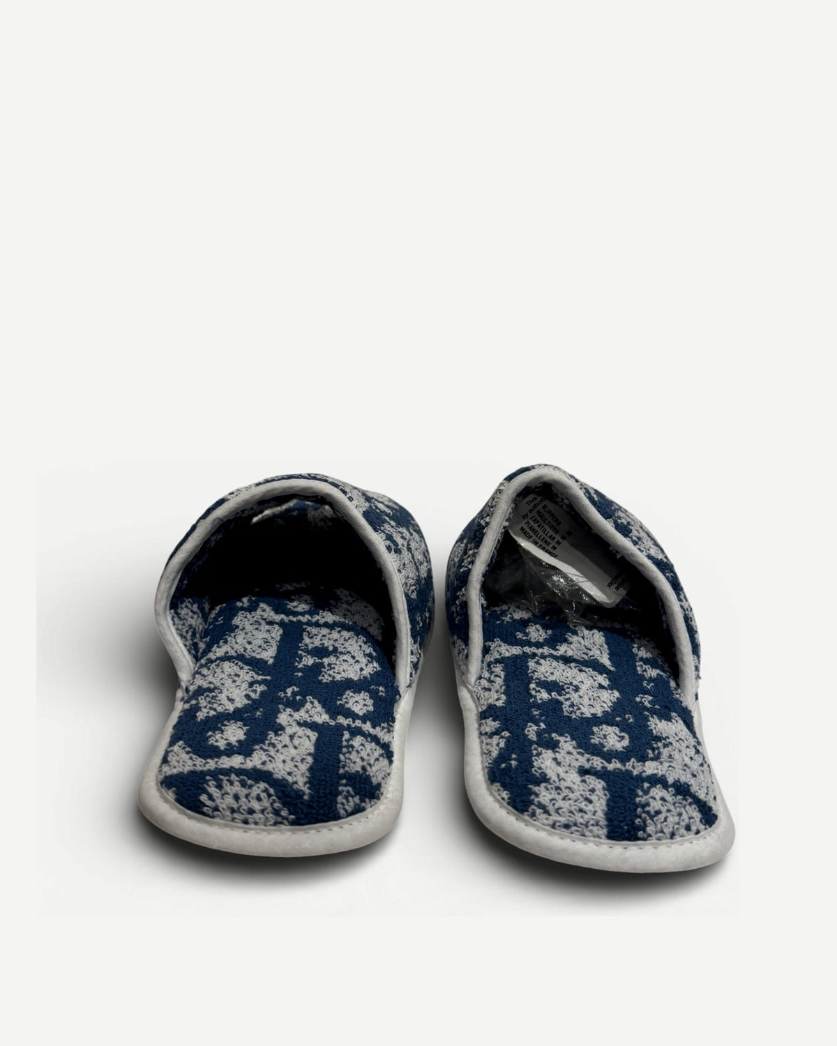 Christian Dior 2000s by John Galliano Diorrisimo Monogram Terry Cloth Slippers