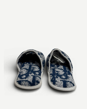 Christian Dior 2000s by John Galliano Diorrisimo Monogram Terry Cloth Slippers