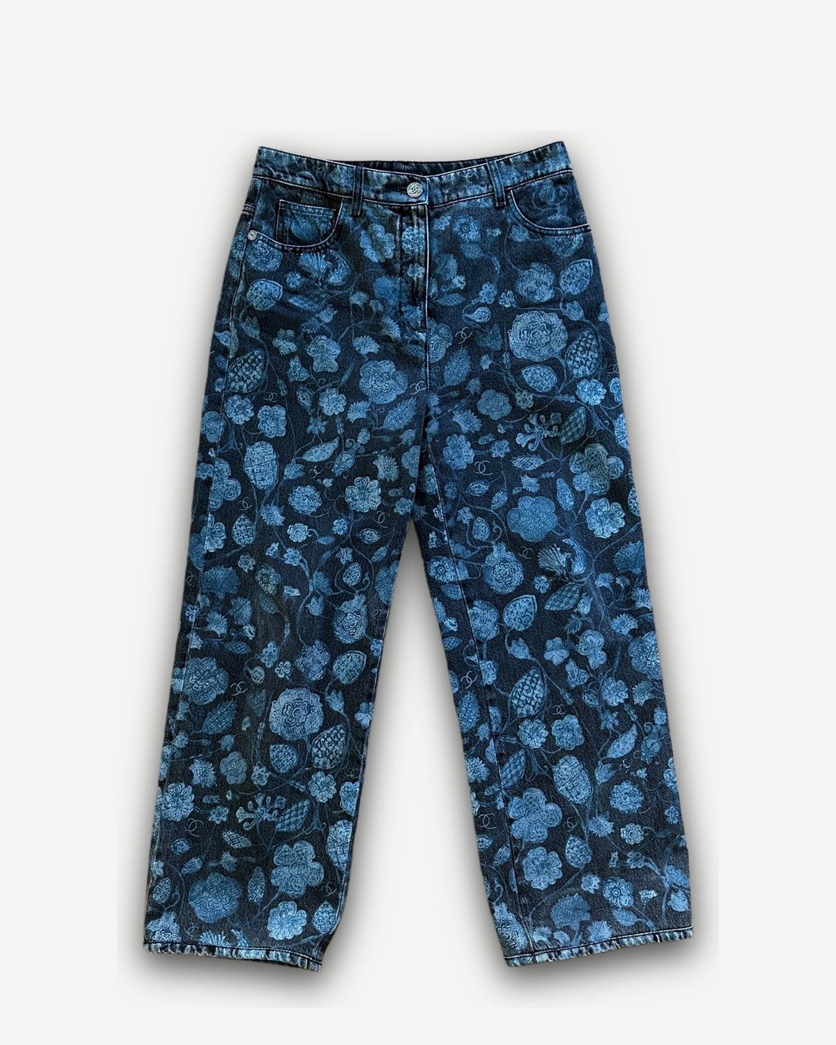Chanel Metiers D'art 2020 Floral Denim