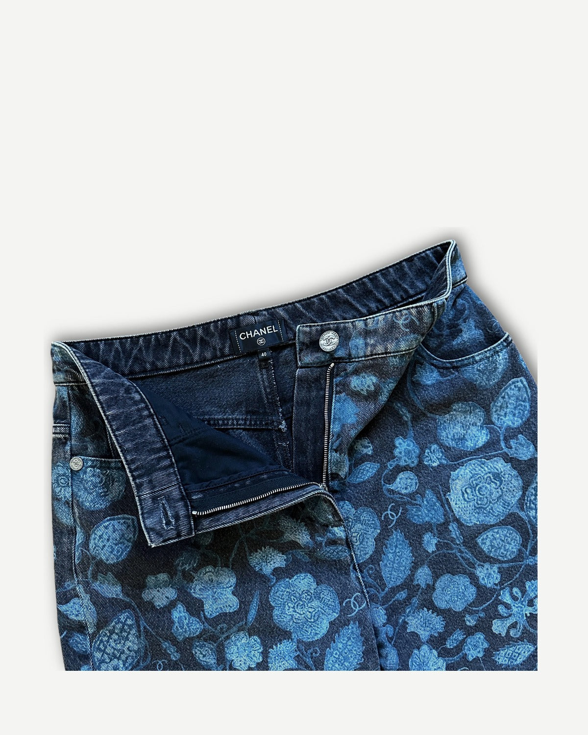 Chanel Metiers D'art 2020 Floral Denim
