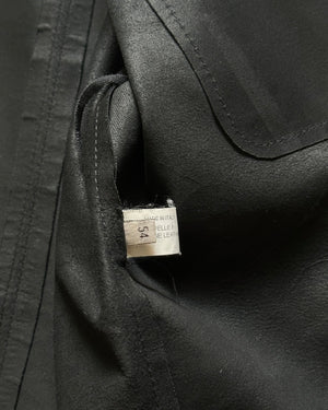 Bottega Veneta Black Leather Shirt