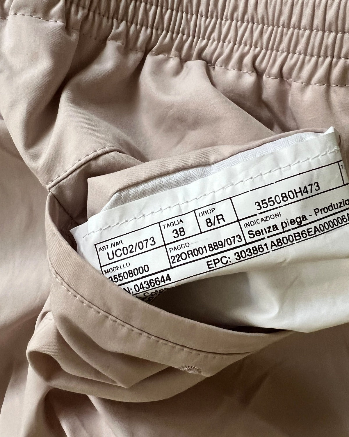 Hermès Mens Salmon Light Pants