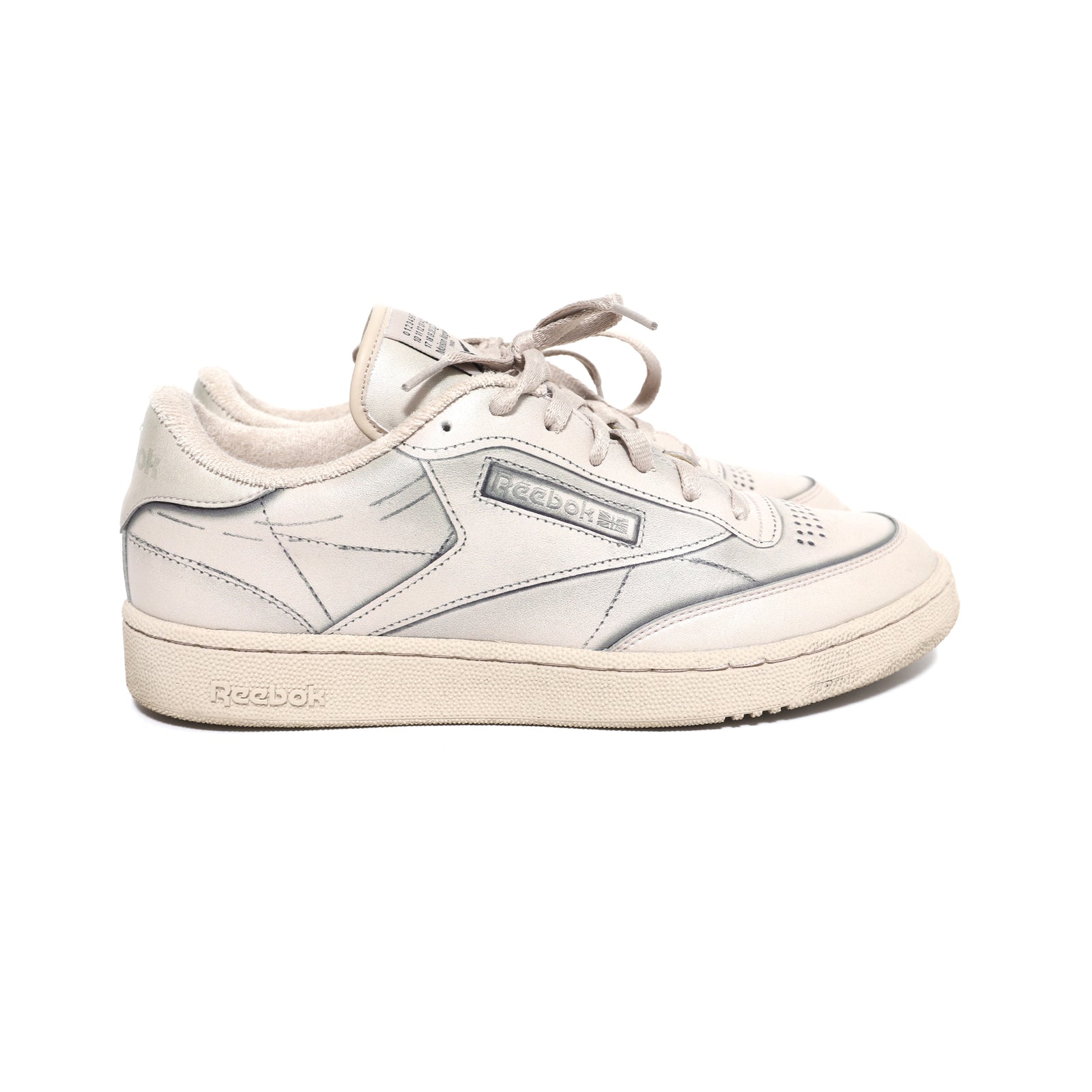 Reebok x Maison Martin Margiela "Trompe L'Oeil" Club C Sneaker