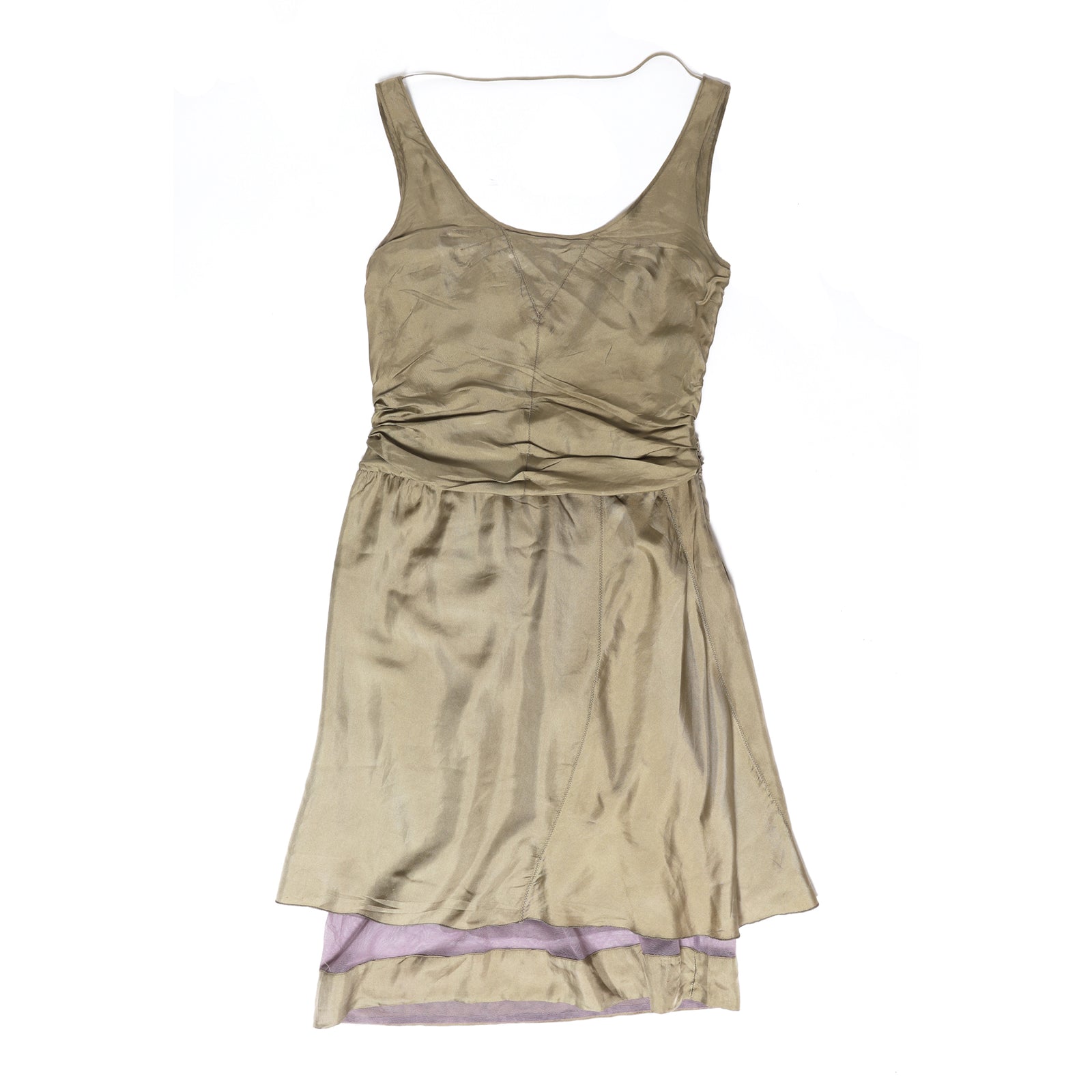 Miu Miu Double Layered Silk Dress