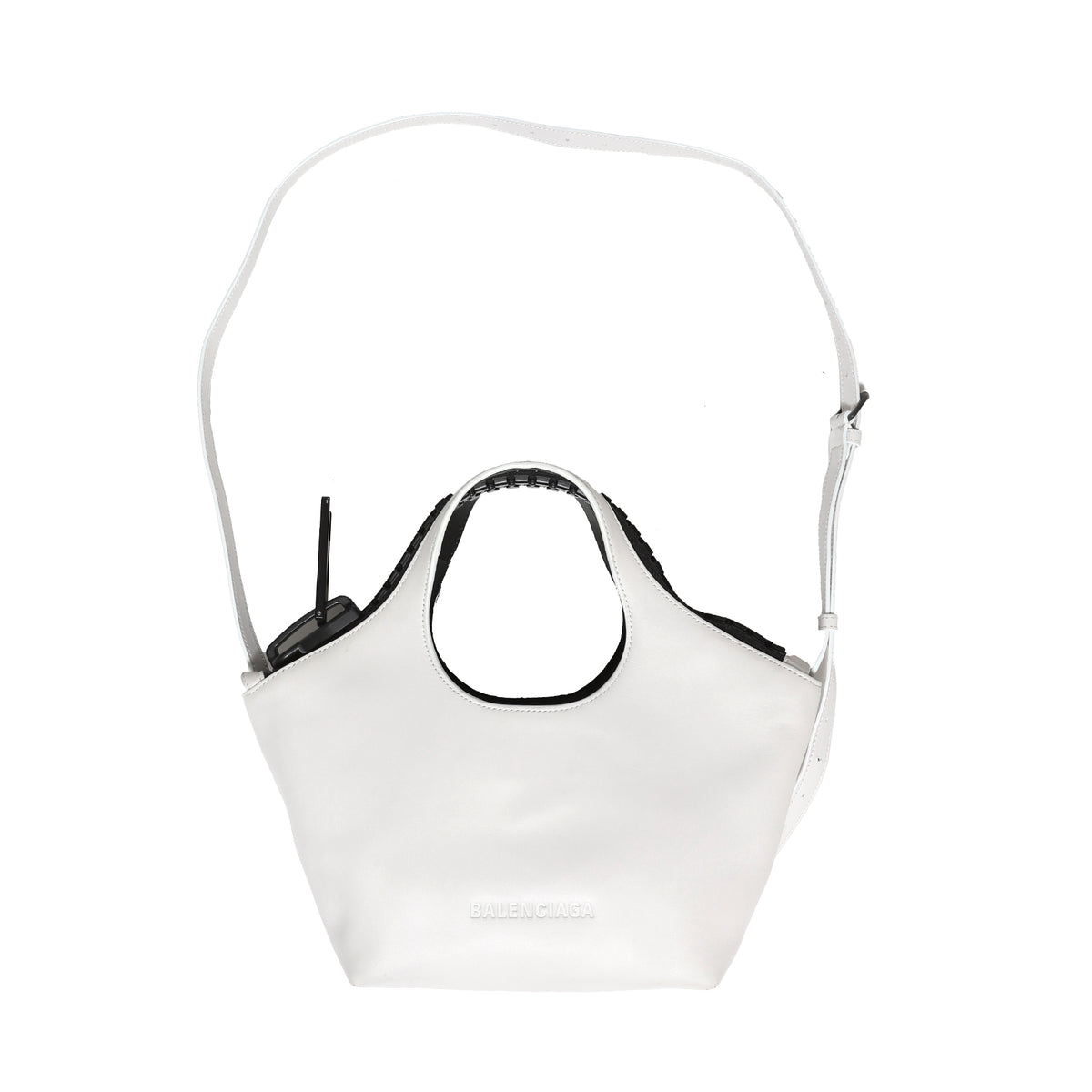 Balenciaga Megazip Hobo Leather Shoulder Bag