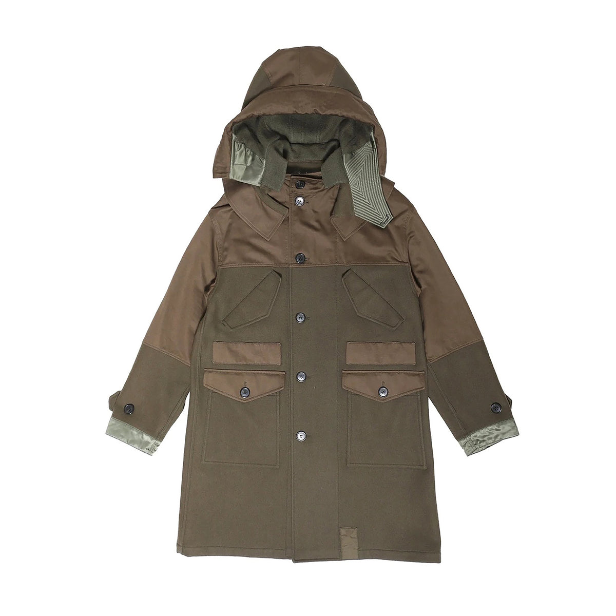 Berluti by Haider Ackermann FW17 Khaki Military Parka