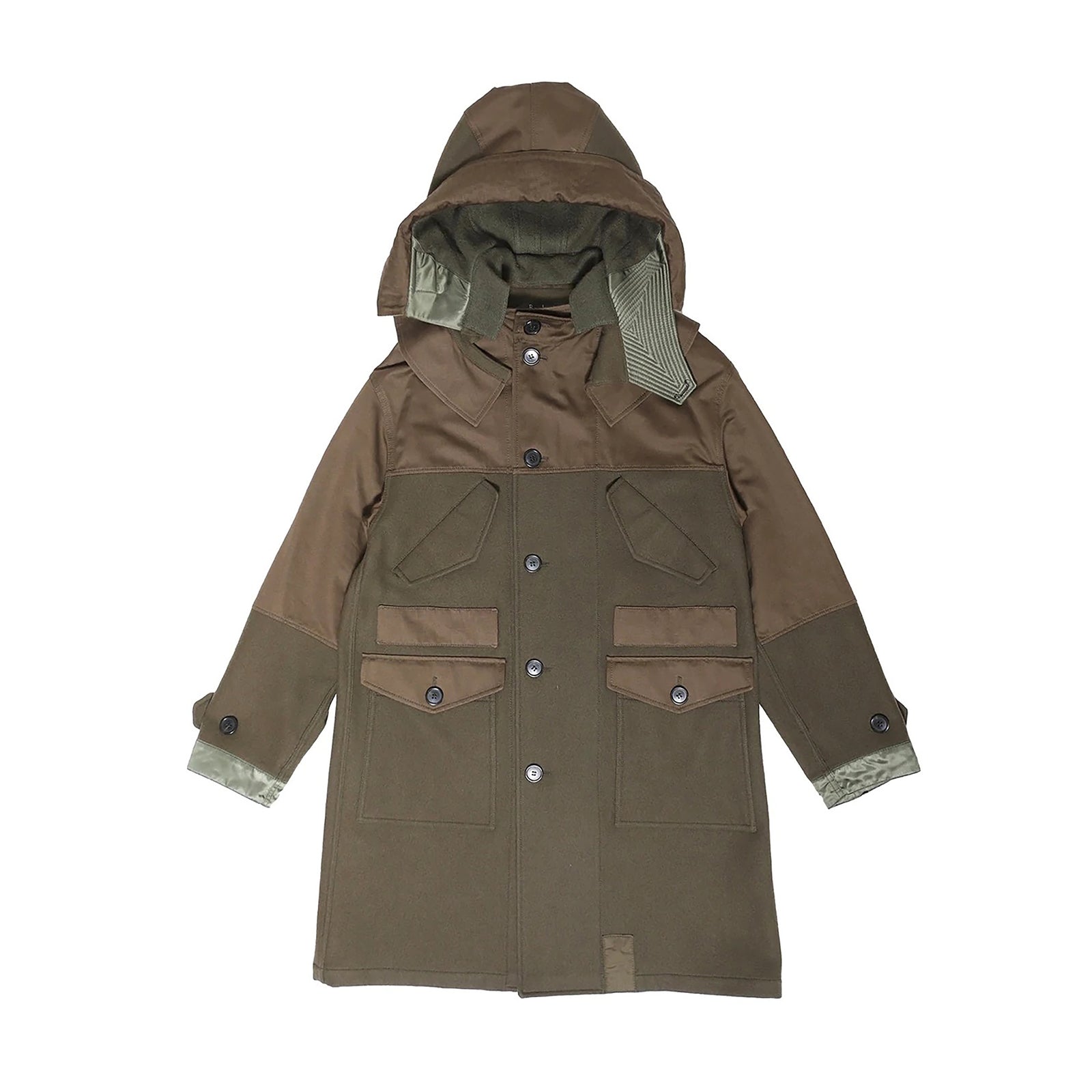 Berluti by Haider Ackermann FW17 Khaki Military Parka