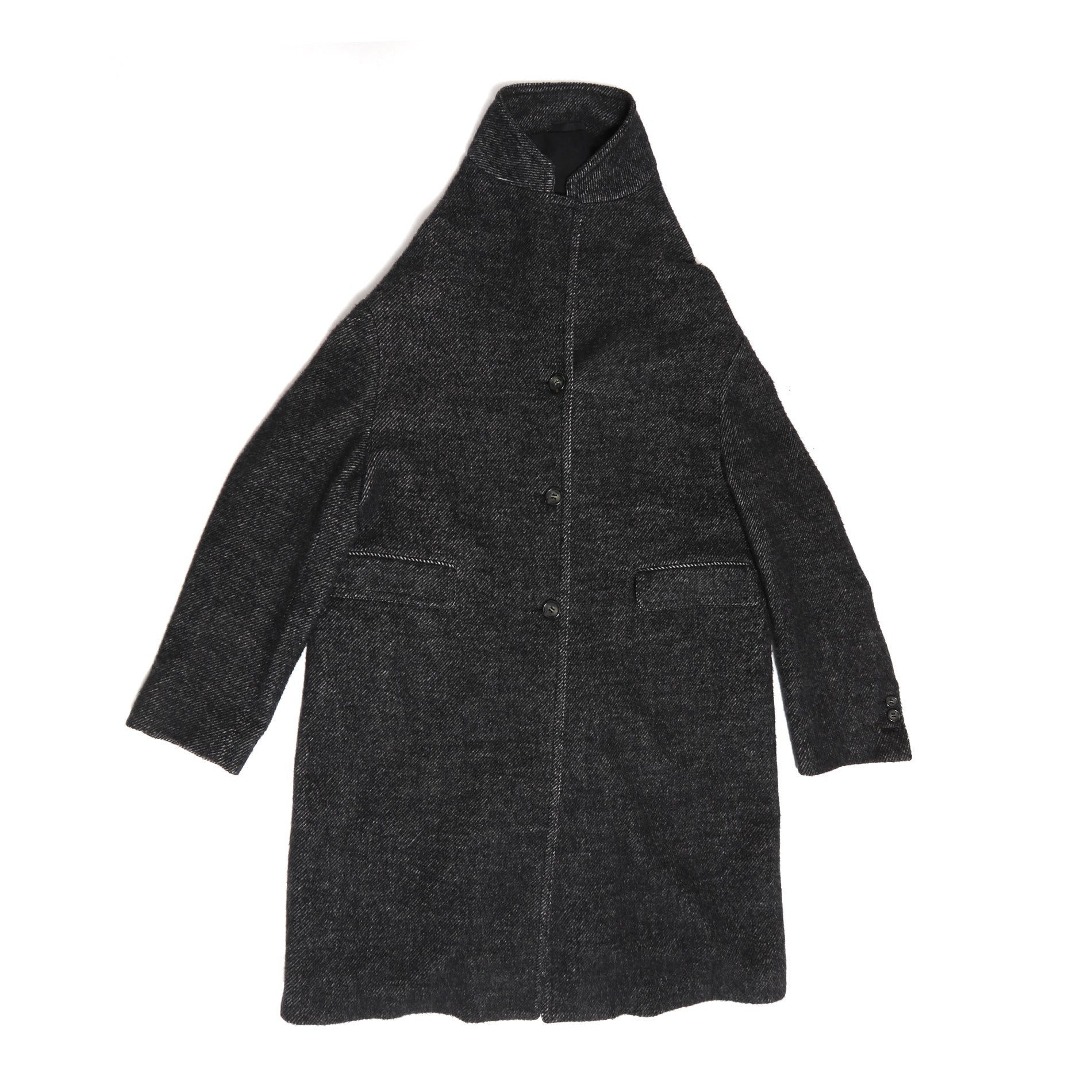 Maison Martin Margiela AW05 Hunchback Wool Coat - Ākaibu Store