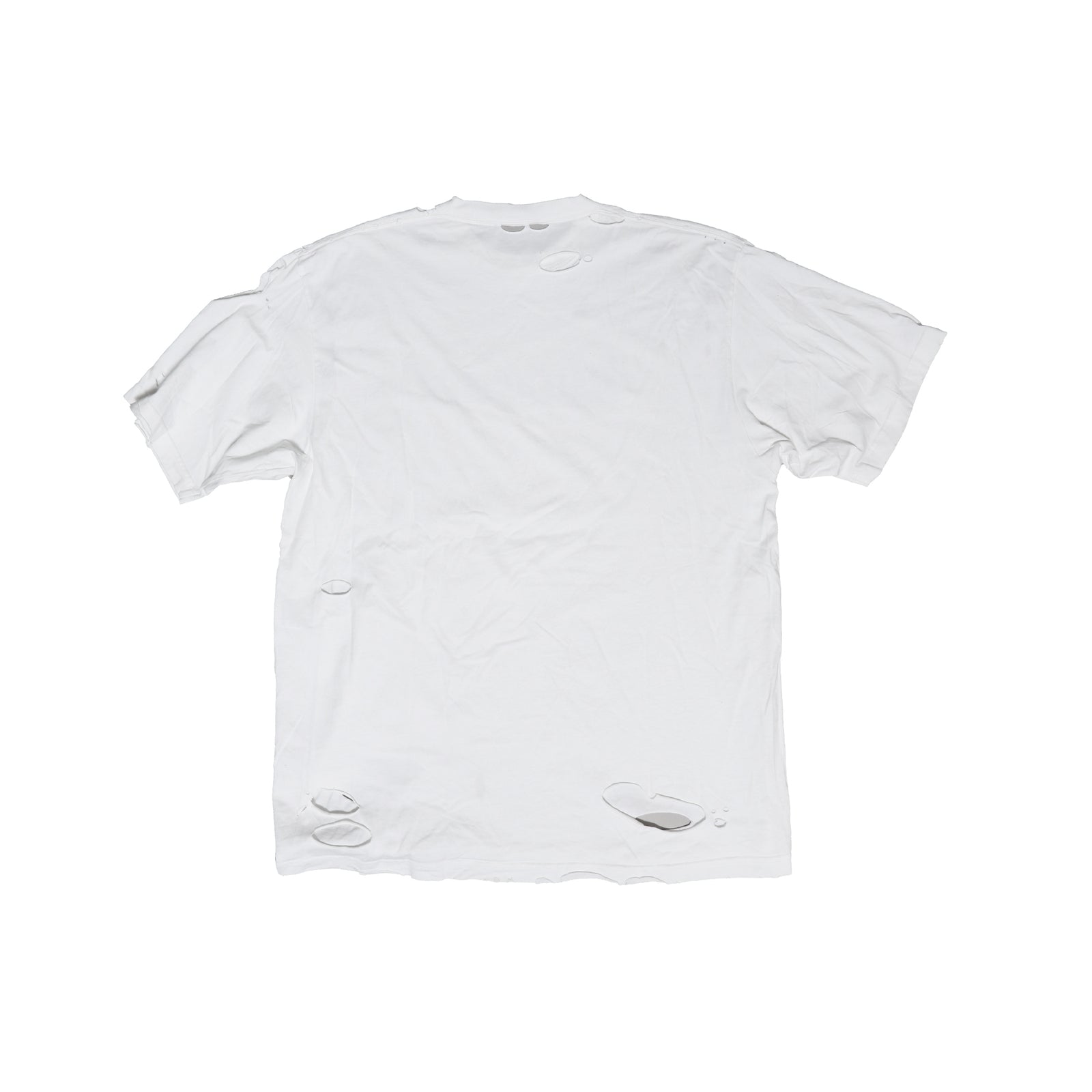 Balenciaga SS21 Destroyed Oversized Logo T-Shirt