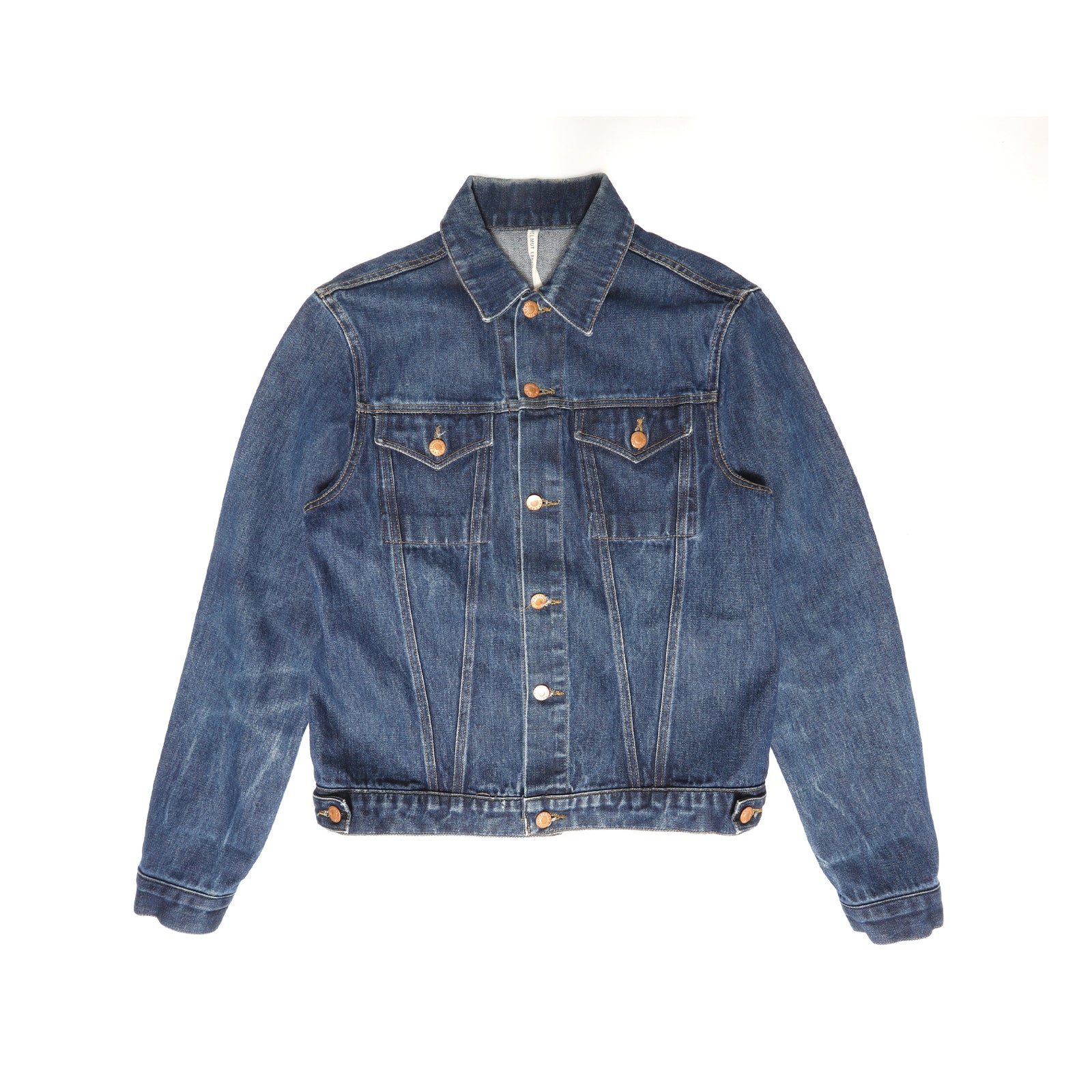 Helmut Lang SS97 Prototype Resin Stripe Denim Jacket