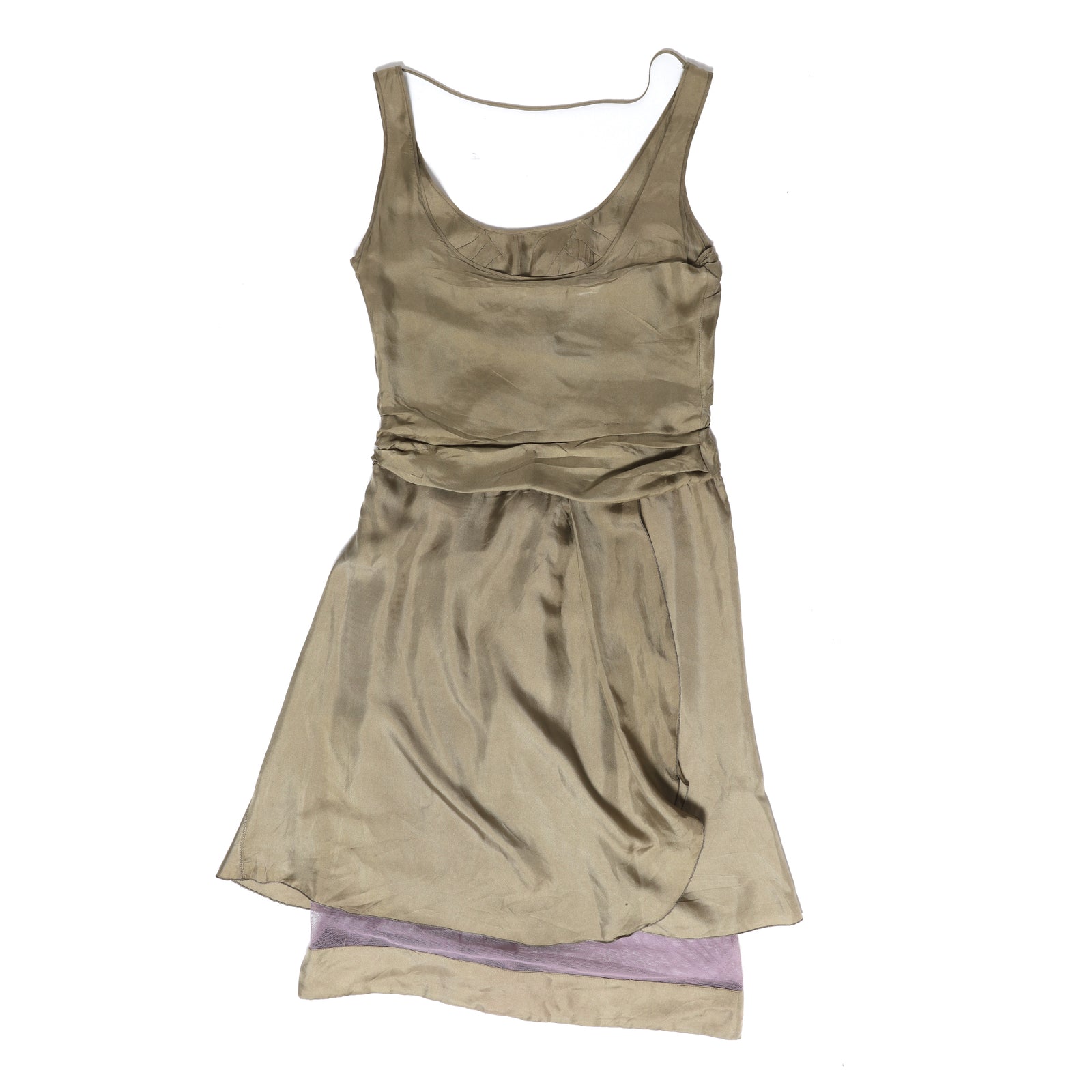 Miu Miu Double Layered Silk Dress