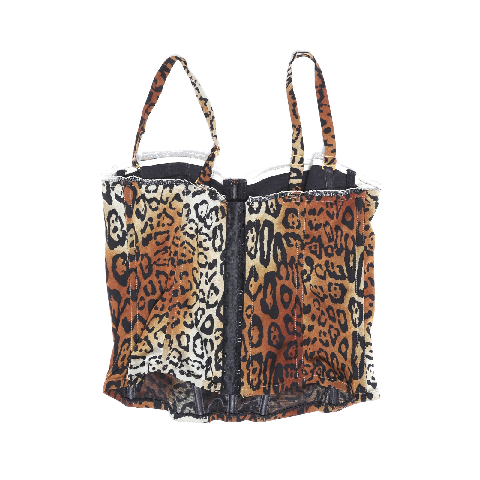 Christian Dior by John Galliano AW04 Leopard Bustier