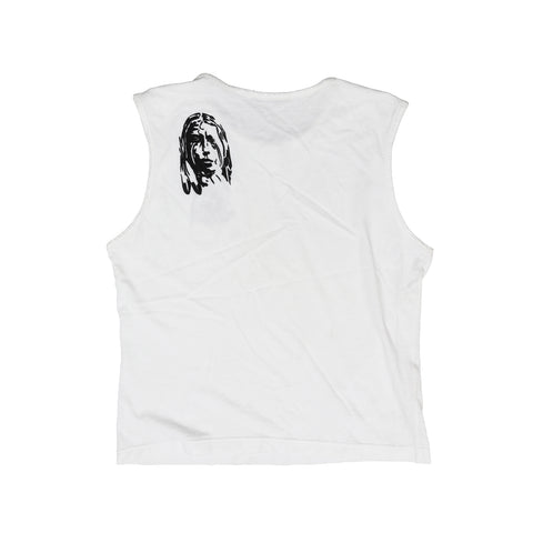 Alexander McQueen SS96 Embroidered White Tank Top