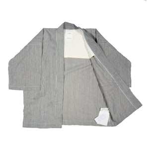Visvim SS22 Happi Printed Cotton Kimono Shirt