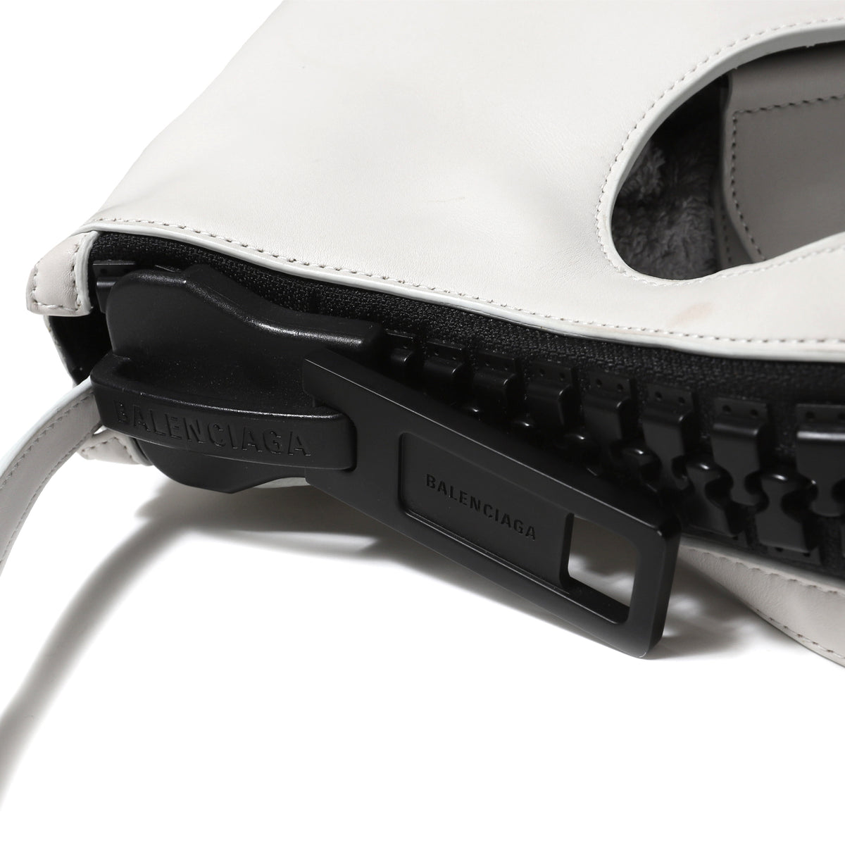 Balenciaga Megazip Hobo Leather Shoulder Bag