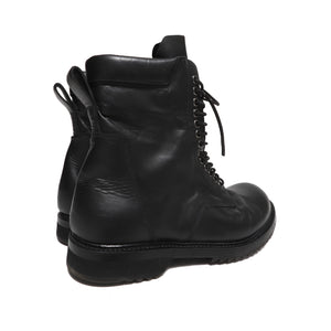 Rick Owens SS15 Goodyear Flex Black Military Combat Boots