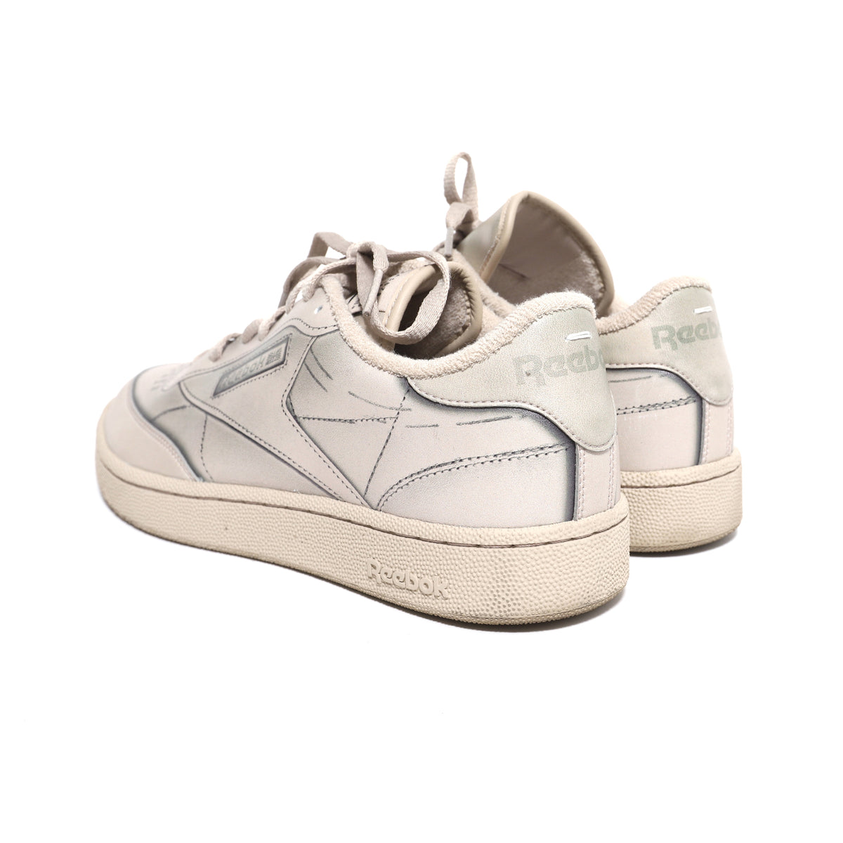 Reebok x Maison Martin Margiela "Trompe L'Oeil" Club C Sneaker
