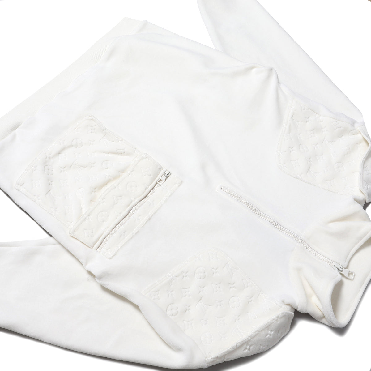 Louis Vuitton SS19 Velvet Monogram Trackjacket