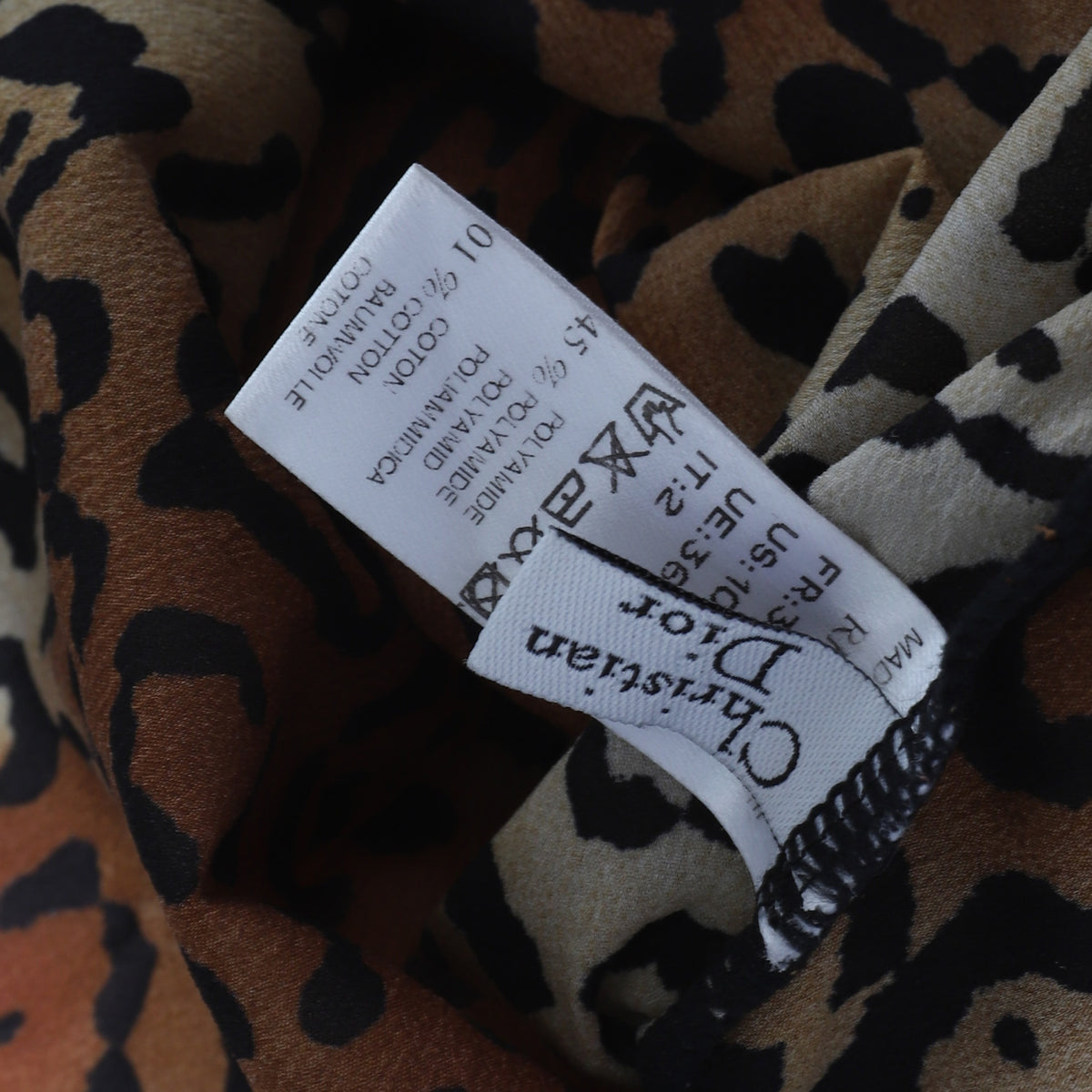 Christian Dior by John Galliano FW04 Leopard Night Dress