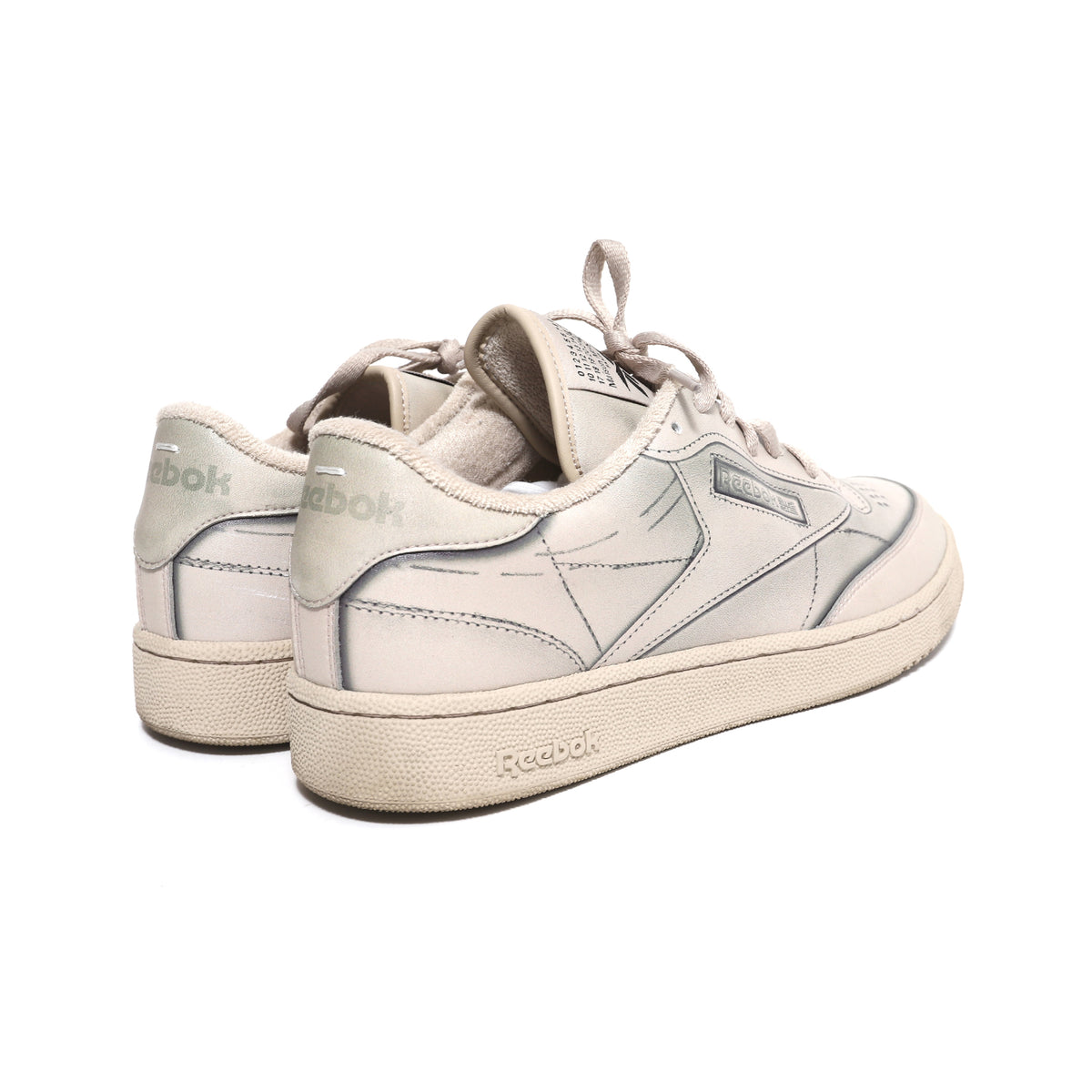 Reebok x Maison Martin Margiela "Trompe L'Oeil" Club C Sneaker