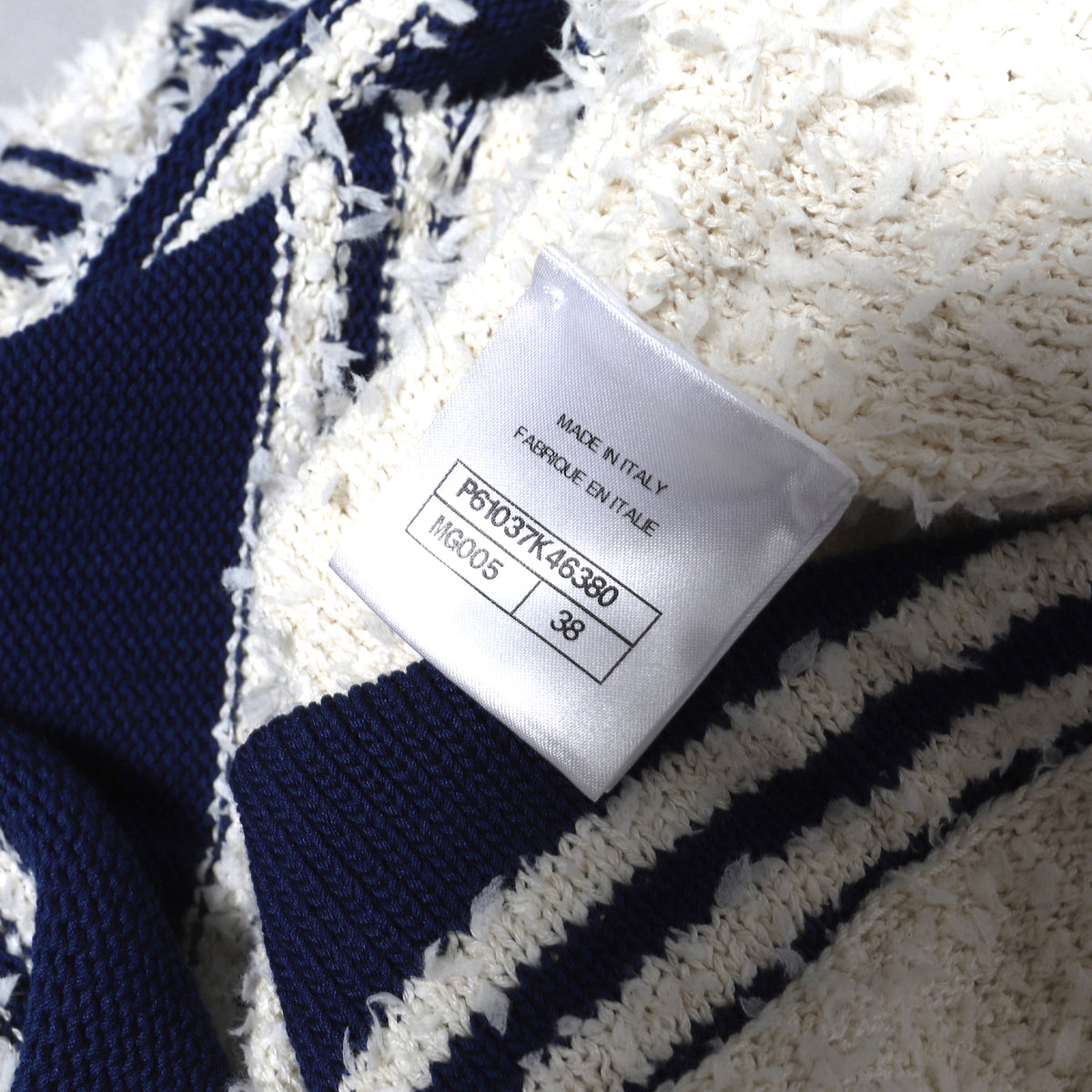 Chanel Pre SS19 Boucle Varsity Cardigan