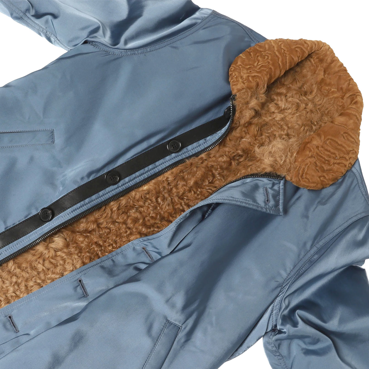 Berluti by Haider Ackermann FW17 Prototype Fur Lined Nylon Jacket