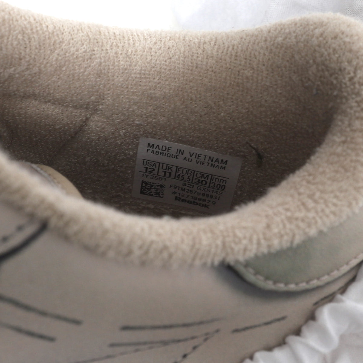 Reebok x Maison Martin Margiela "Trompe L'Oeil" Club C Sneaker
