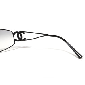 Chanel 2000s Swarowski CC Logo Sunglasses