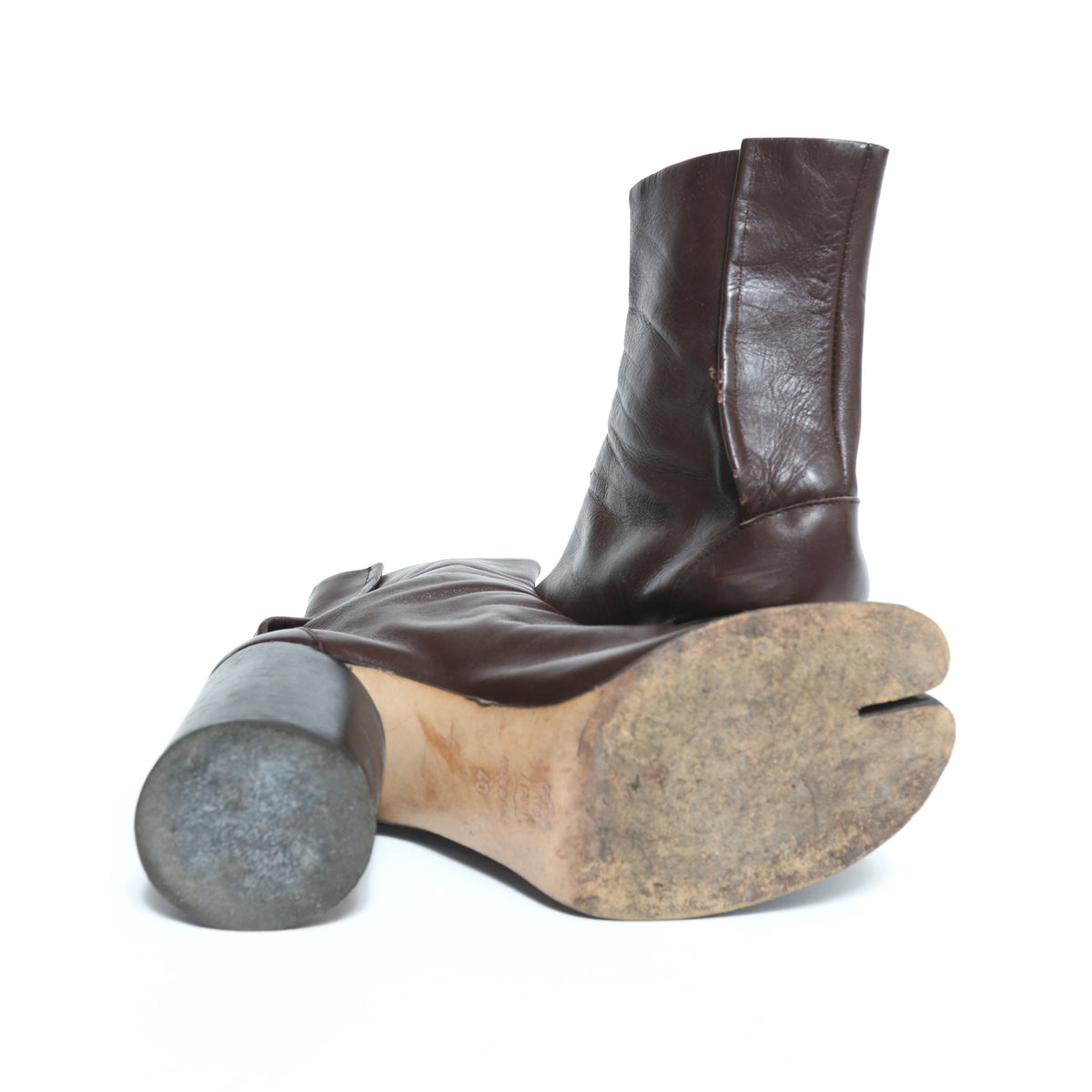 Maison Martin Margiela 90s Chocolate Tabi Boots