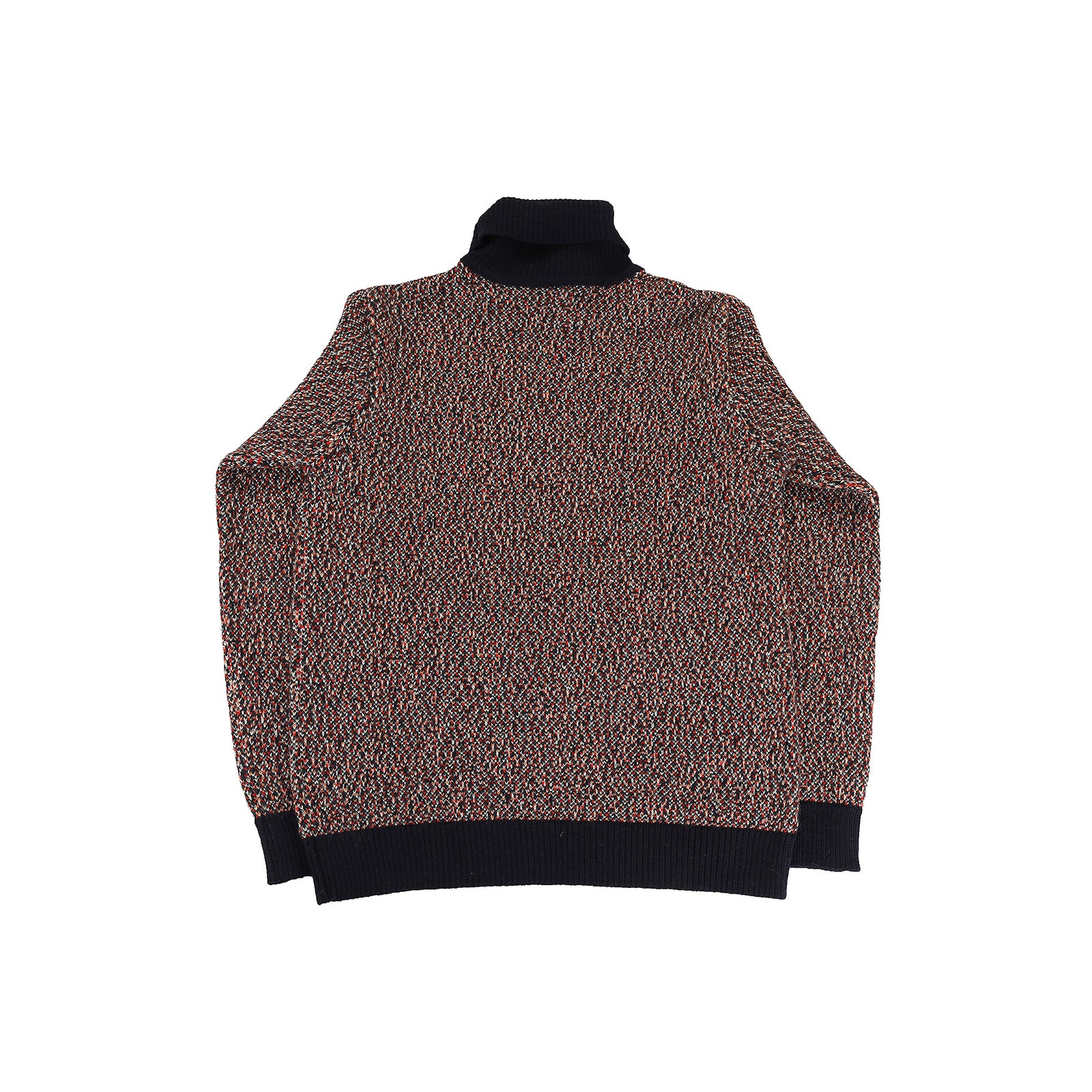 Raf Simons AW2003 Closer Multicolor Turtle Neck Knit Sweater