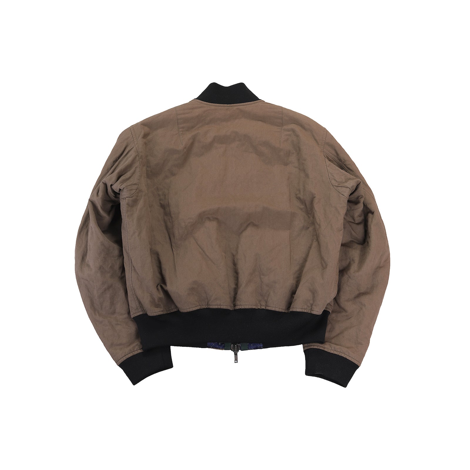 Haider Ackermann SS2014 Brown Reversible Bomber
