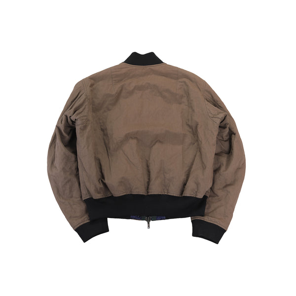 Haider Ackermann SS2014 Brown Reversible Bomber - Ākaibu Store