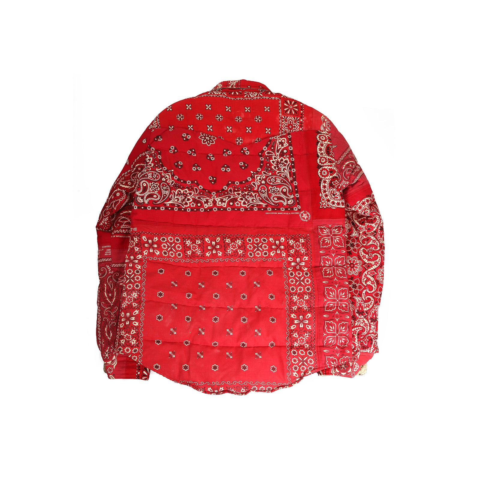 Visvim FW2012 OG Red Bandana Kerchief Down Jacket