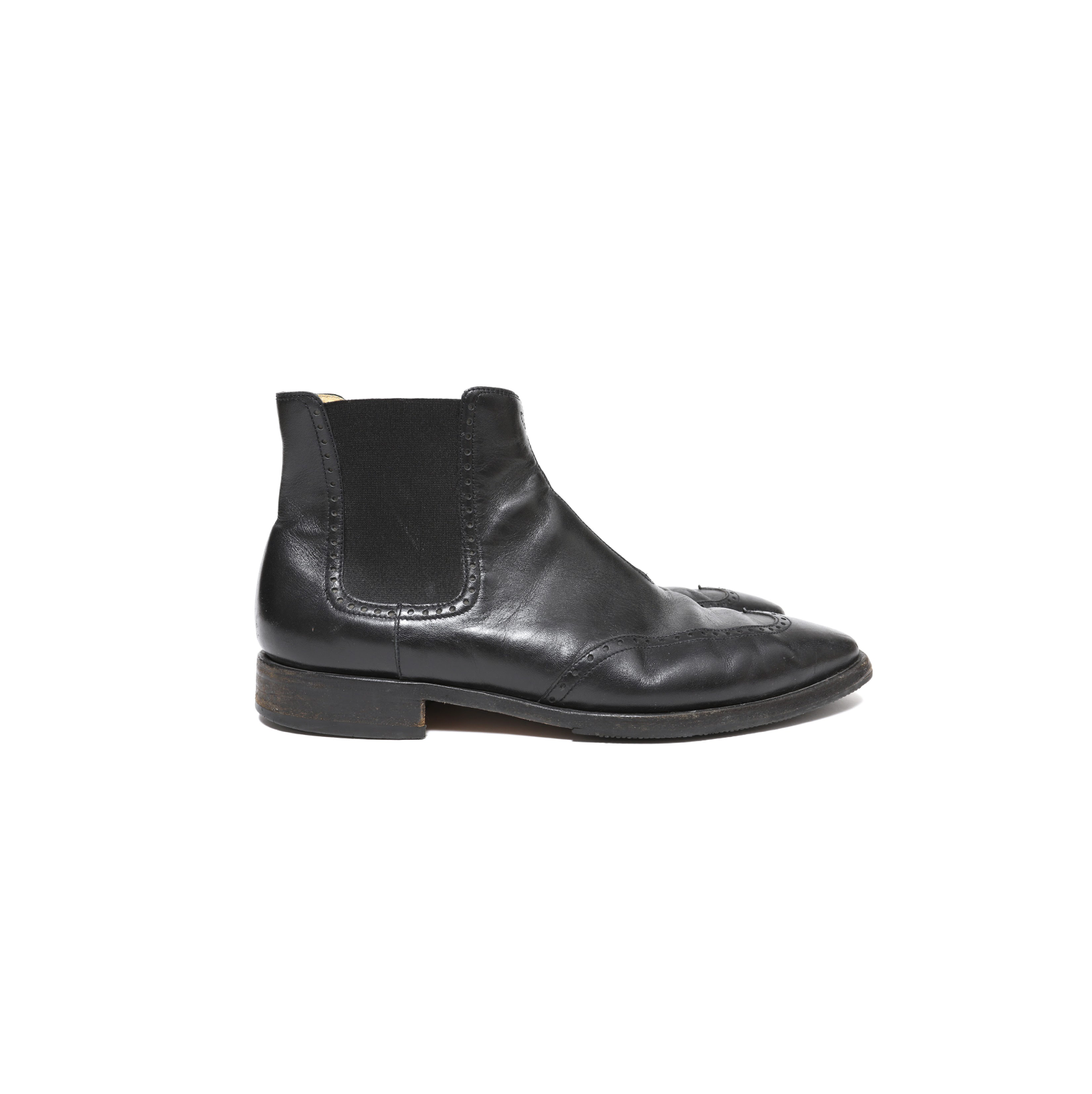 Helmut Lang AW04 Brogue Chelsea Boots - Ākaibu Store